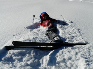 ski fall